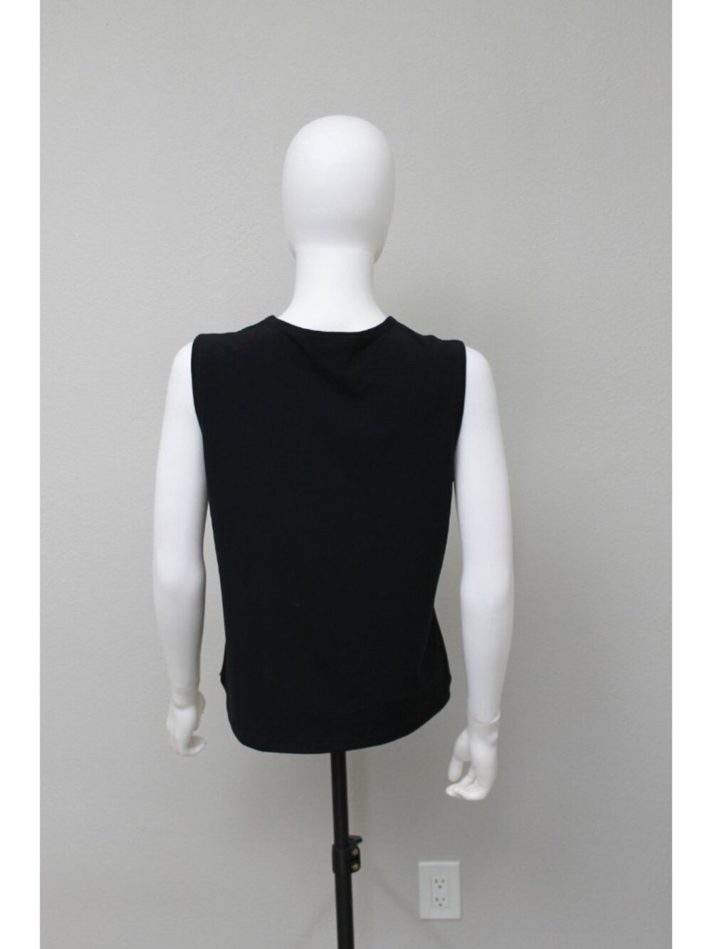 VAN HEUSEN Women Tops Blouses Black Print Size M - Picture 7 of 12